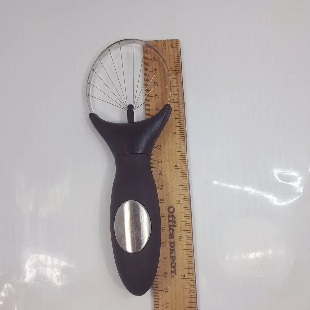 Progressive Avocado Slicer Silicone Grip Handle black scoop slice wire blade
